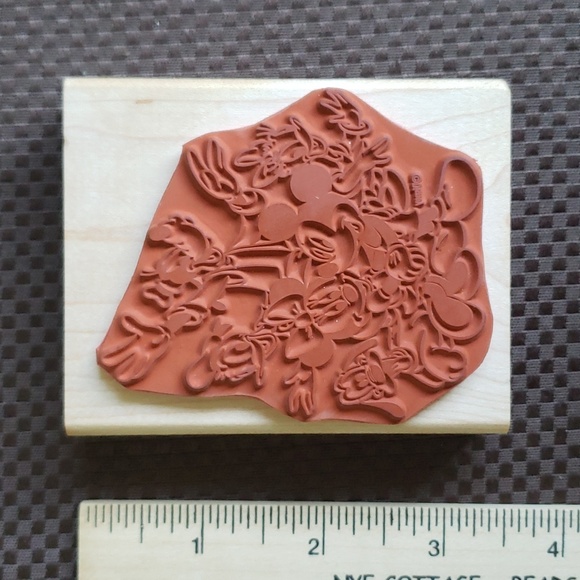 DISNEY Rubber Stamp "Cast Members" Group •Mickey Minnie Goofy Pluto Donald Daisy - Picture 5 of 10